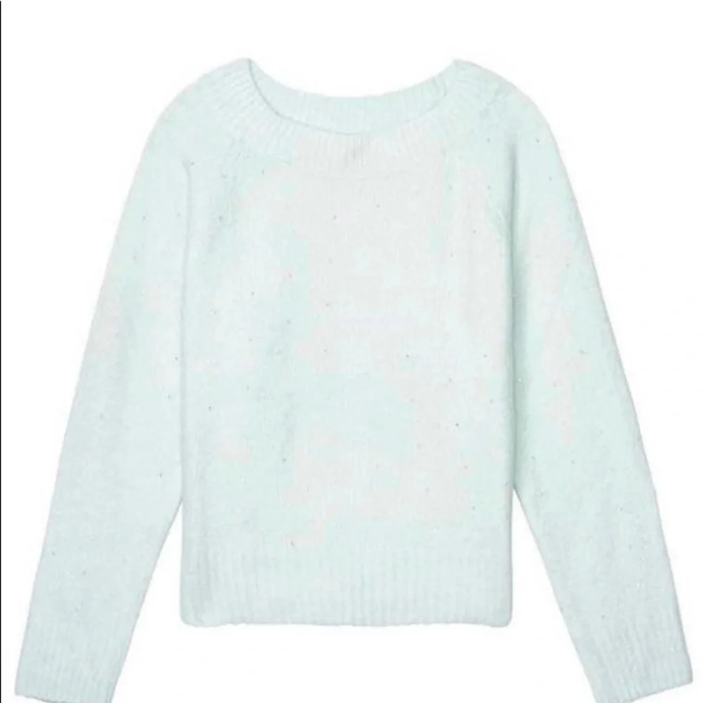 Victoria’s Secret Slouchy Embellished Fuzzy Pullover Sweater - Picture 3 of 9